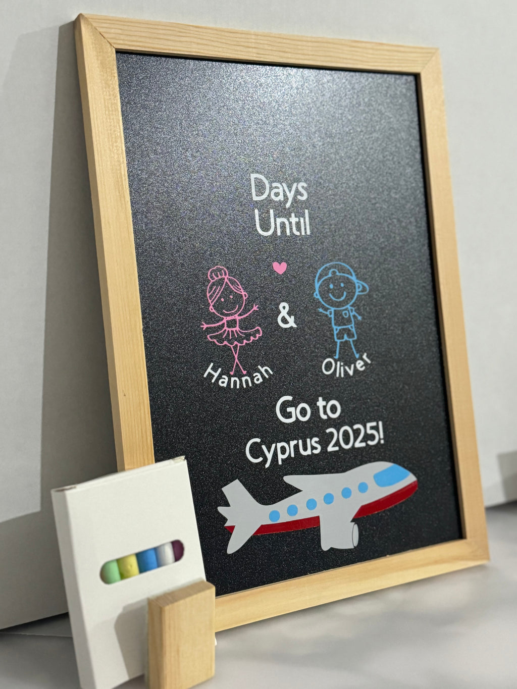 Personalised Holiday or Event Countdown Boards