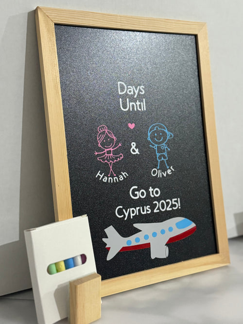 Personalised Holiday or Event Countdown Boards